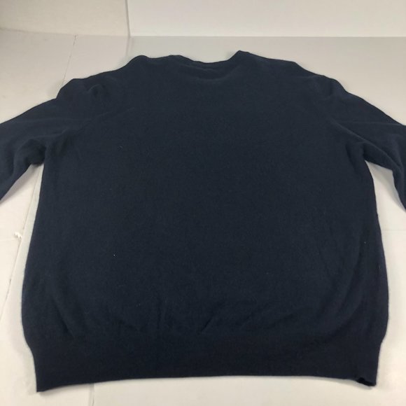 Aigle Sweater Men's Extra Extra Large Dark Blue Wool Blend Pullover Crewneck - Picture 9 of 12